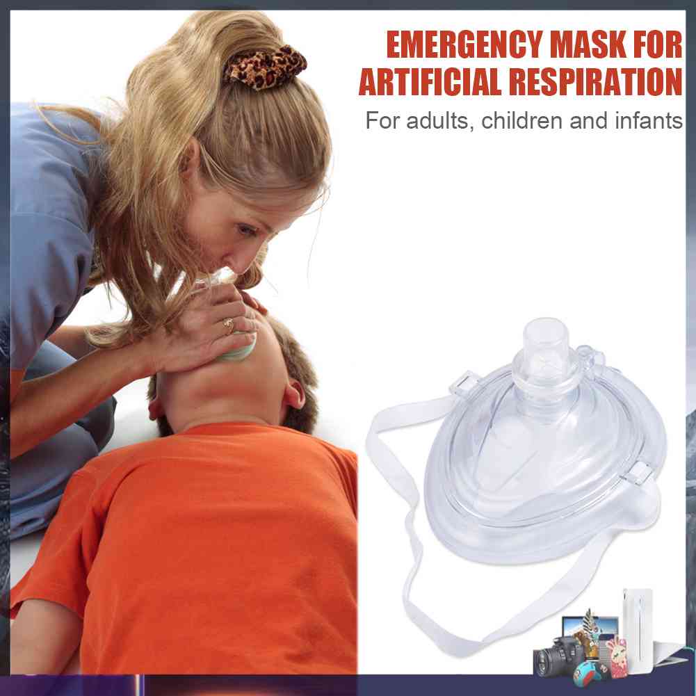 Mặt Nạ Thở CPR Có Van Thở Nhân Tạo Một Chiều Có Thể Tái Sử Dụng