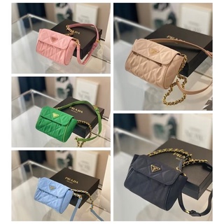 Prada túi xách da đeo chéo thời trang sang trọng