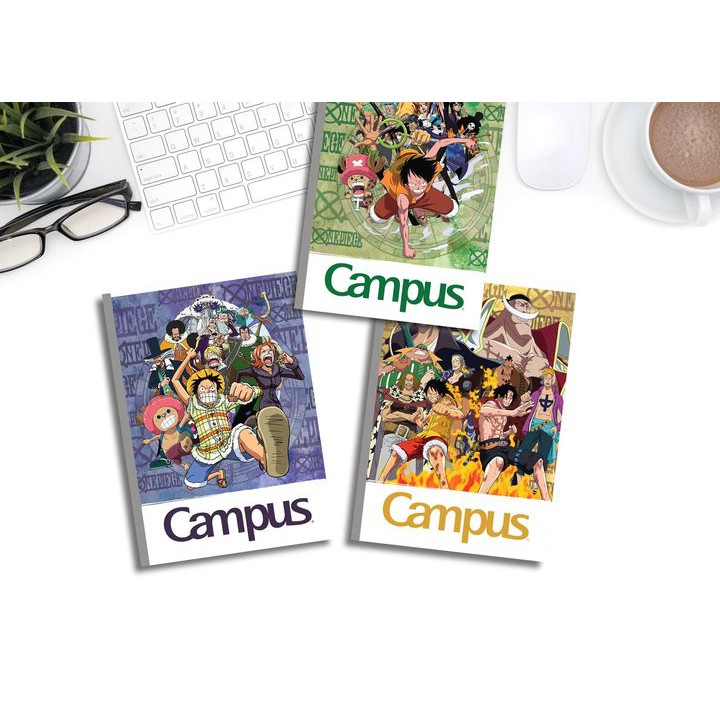 Vở CAMPUS kẻ ngang 80,120, 200 tr ONE PIECE - TOP2 SHOP