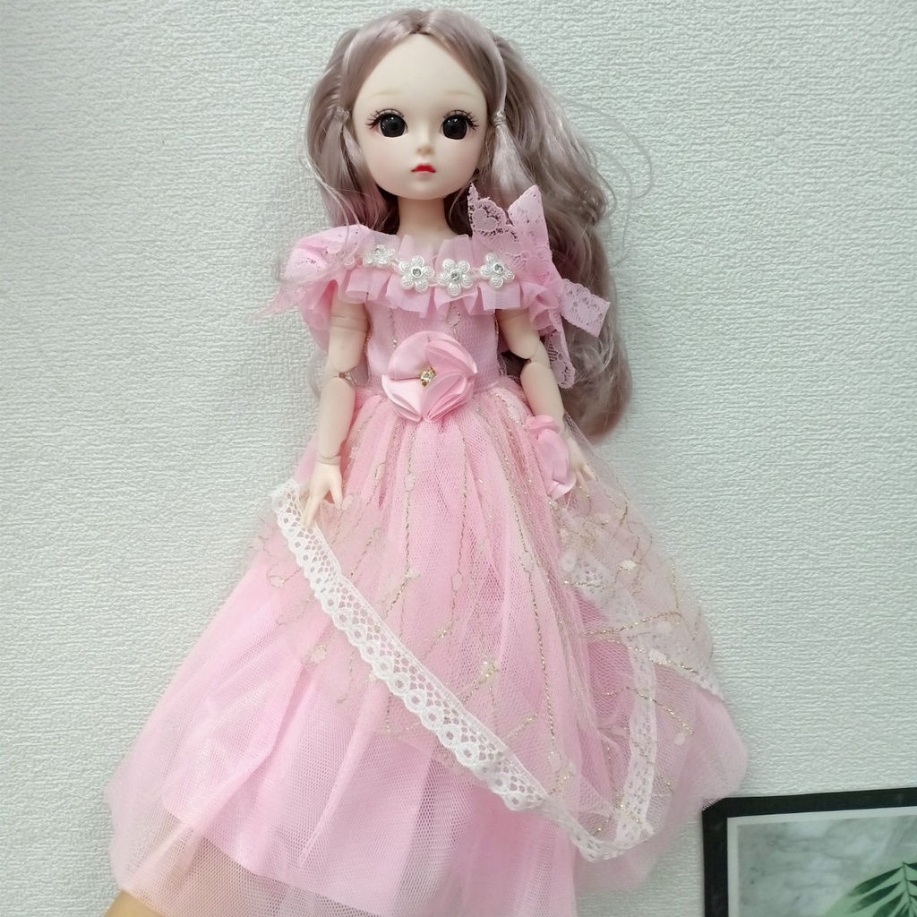 Búp bê cô dâu cao 30cm dòng baboliy các mẫu tặng bó hoa cầm tay hoặc giá đỡ