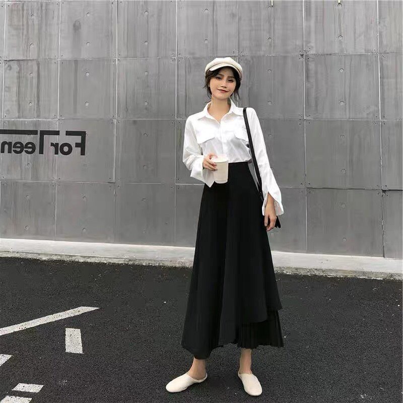 Chân váy dập li 1 bên HSU0221 | BigBuy360 - bigbuy360.vn