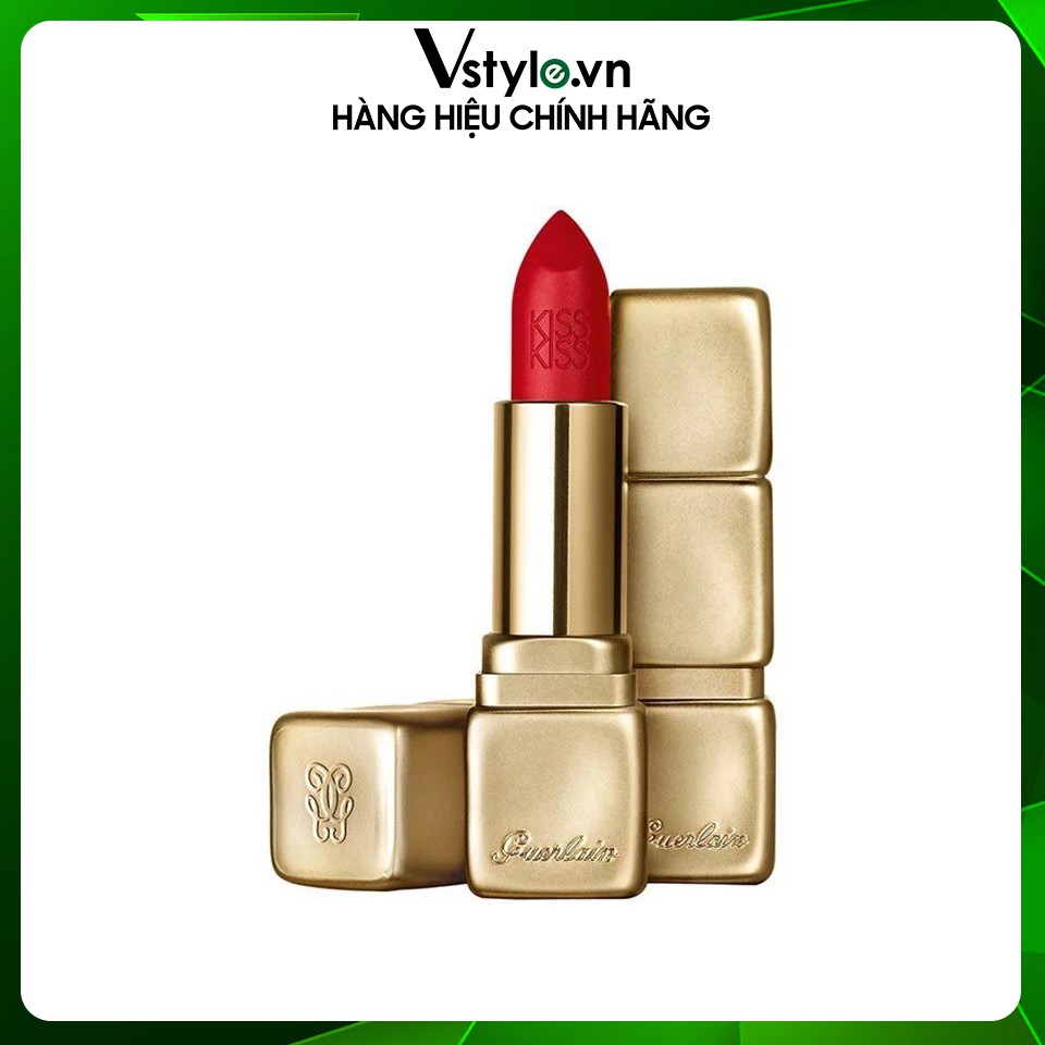 Son Môi Guerlain Kisskiss Mat M331 Chilli Red 3.4g