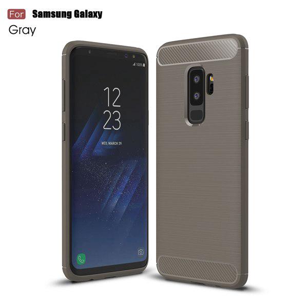 Ốp điện thoại họa tiết sợi cacbon cho Samsung S8 S9 Plus Note 8 9 7 J4 J6 J8 A6 A8 2018