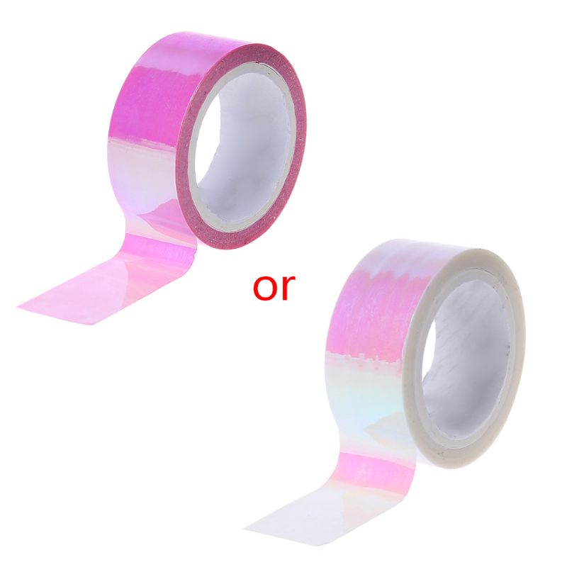 Whi Cuộn Băng Keo Lá Vàng 15mm X 5m Màu Cam Xanh Dương Hồng Tím Xanh Lá Nhật Bản Làm Scrapbook DIY
