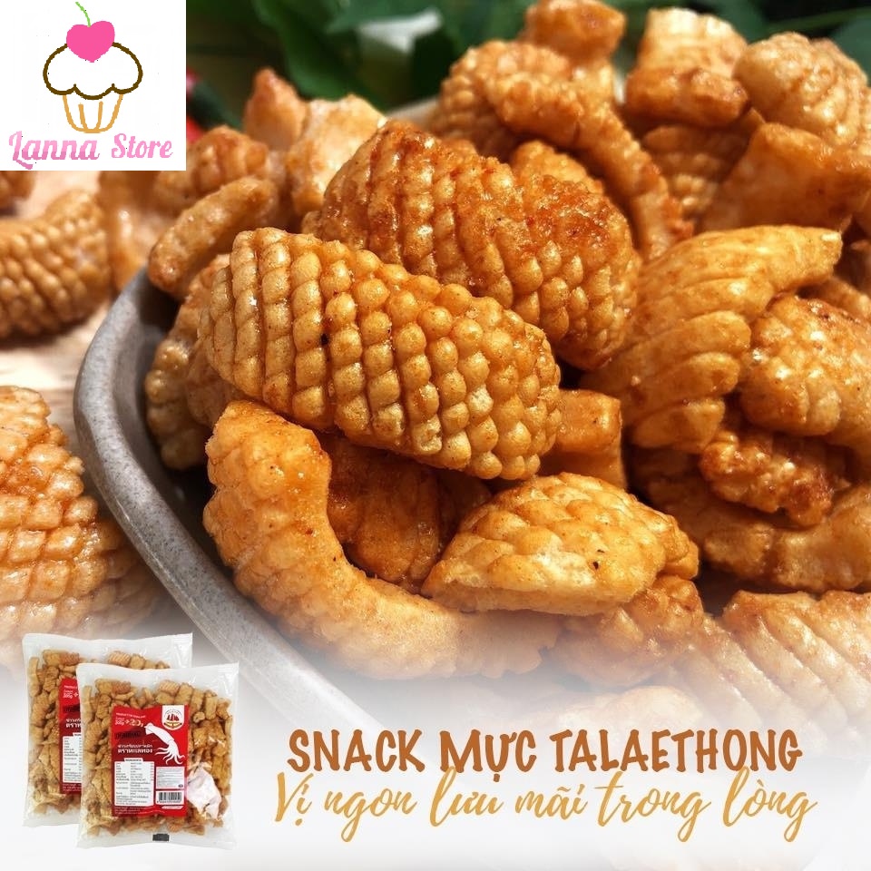 [HOT] Snack mực TALAETHONG gói lớn 220g / nhỏ 100g - Thái Lan