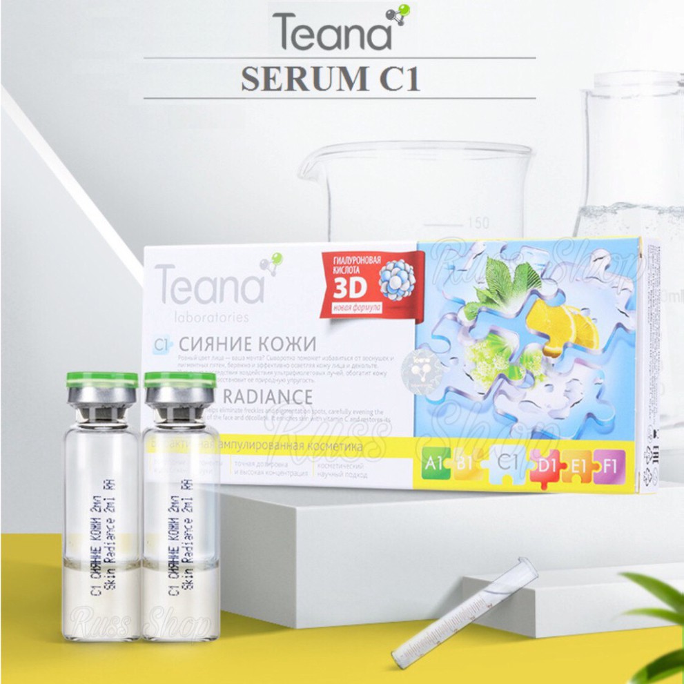 Serum C1 Teana Nga Dưỡng Trắng Mờ Thâm Mẫu Nắp Kéo Mới Nhất