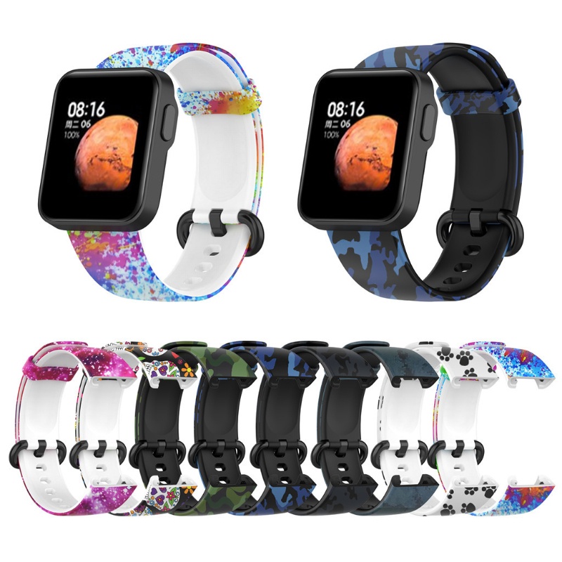 Dây Đeo Thay Thế Chất Liệu Silicon Màu Trơn Cho Xiaomi Redmi Mi Watch Lite