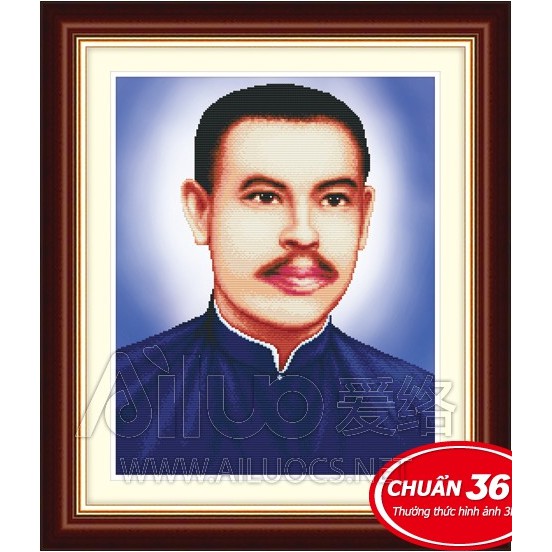 Tranh Thêu Chữ Thập 3D Cha Phanxicô Trương Bửu Diệp 53363 (KHÁCH TỰ THÊU) KT:52X62CM