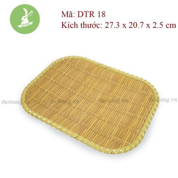 Dĩa Nhựa Giả Mây Mẹt Tre Tròn Vuông Nhiều Size Đa Dạng Dùng Để Đựng Bún Đậu Mắm Tôm, Đồ Chiên