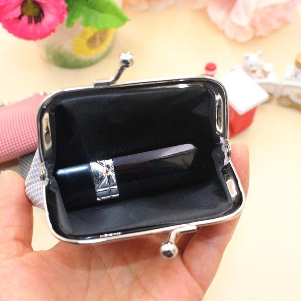 FORBETTER Ví Đựng Tiền Mini Họa Tiết Ca Rô Xinh Xắn Dành Cho Nữ