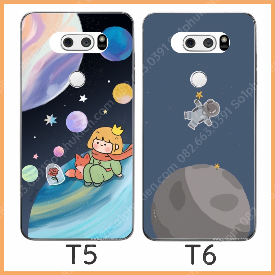 Ốp lưng Lg v30 , v35 , v40 , v50 dẻo in hình vũ trụ đẹp