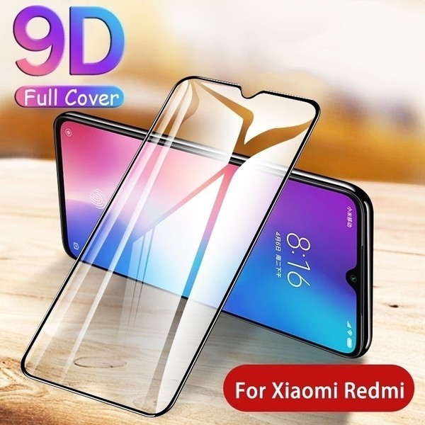 Kính Cường Lực Xiaomi Redmi Note 8 Pro 9D Full Keo Full Màn - Miếng Dán Màn HÌnh Cao Cấp - Màu Đen