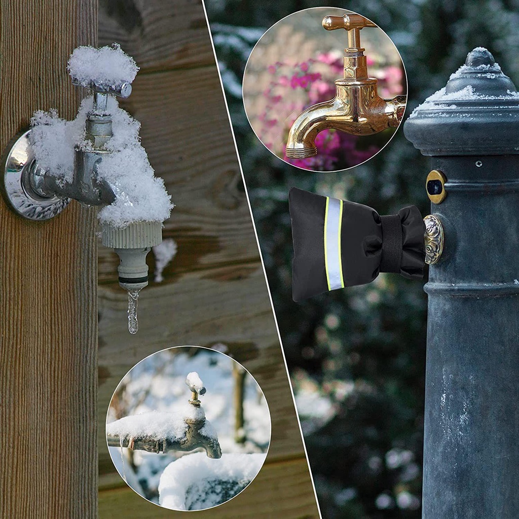 KUNHEV Vỏ Bọc Vòi Nước Chống Gỉ Dày Dặn Có Thể Tái Sử Dụng Cho Mùa Đông