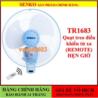 Quạt treo tường SENKO có điều khiển  TR1683
