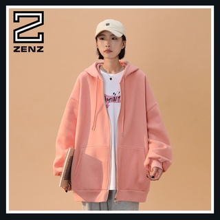 Áo khoác Hoodie zip,áo Hoodie zip hồng form rộng tay phồng