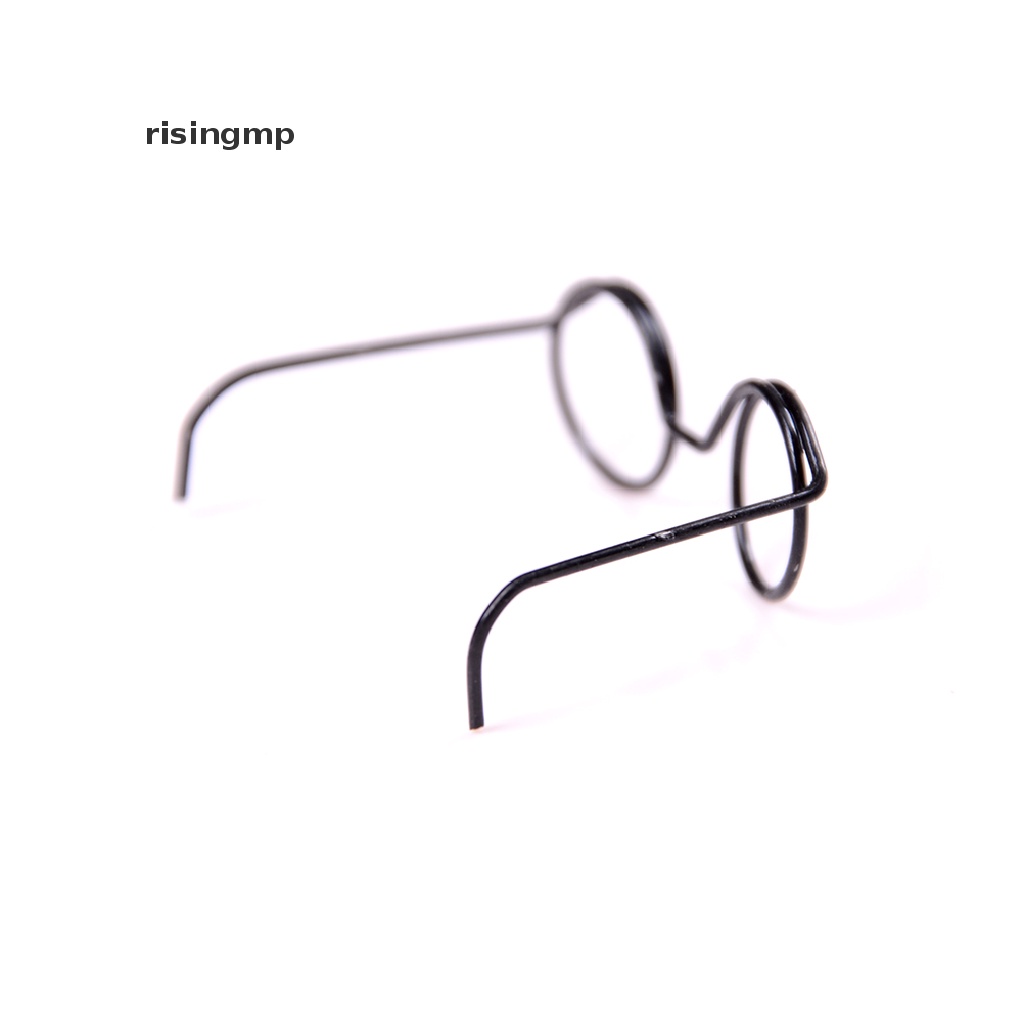 Set 2 Mắt Kính Gọng Tròn Cho Búp Bê BJD 1 / 6 30cm ♨Trên đó