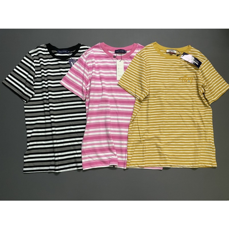 ÁO THUN SỌC TAY NGẮN