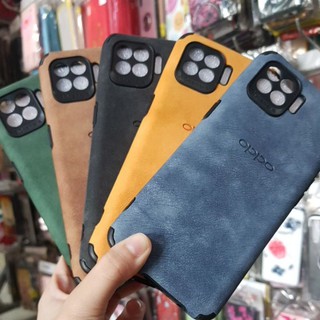 OPPO A93 2020 Ốp lưng nhựa màu giả da siêu đẹp