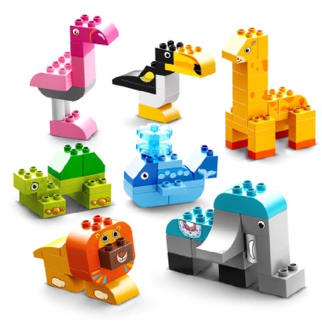 Lego Feelo 102 khối lắp ghép động vật