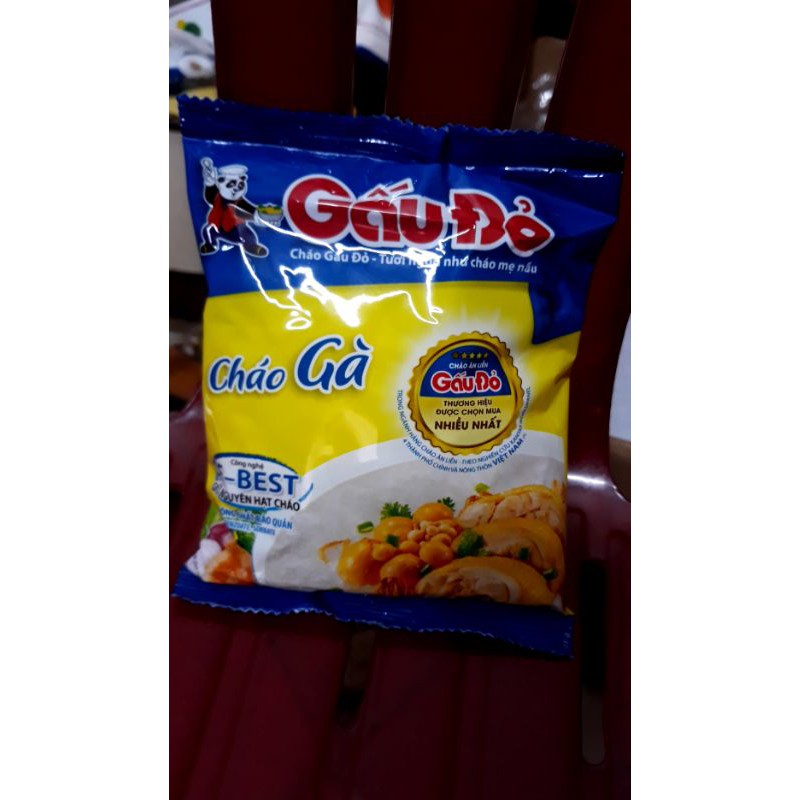 Cháo gấu đỏ cháo gà