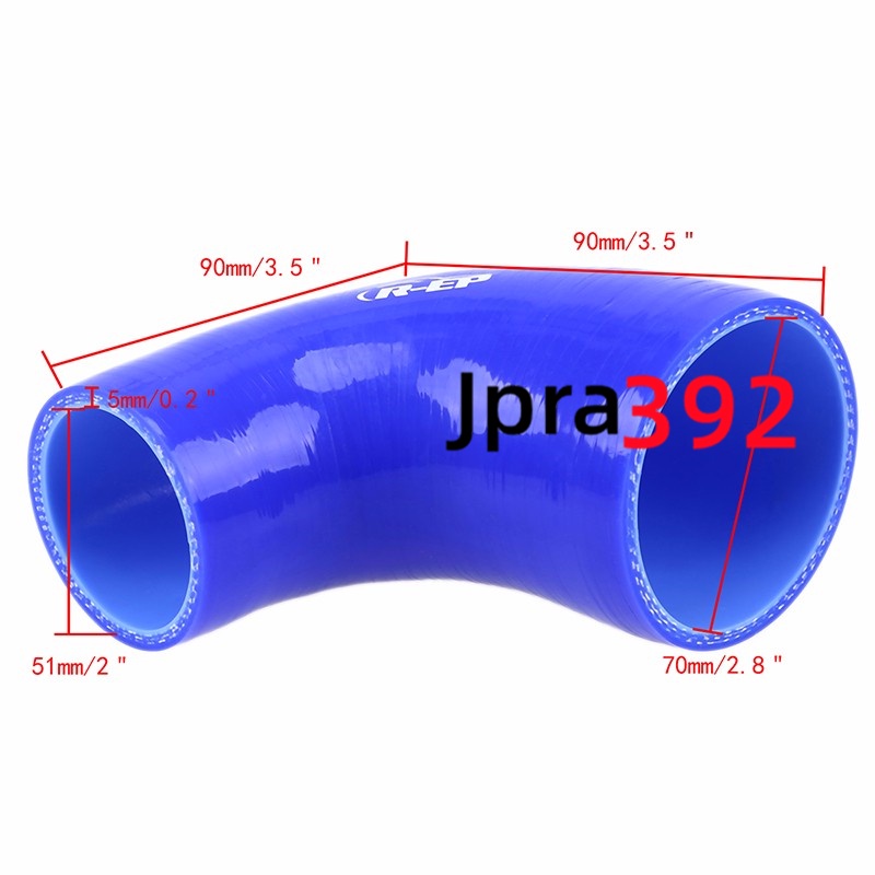 Ống Nối Góc 90 Độ Bằng Silicone Chịu Nhiệt Độ Cao Cho Xe Hơi