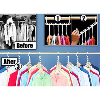 MÓC TREO QUẦN ÁO THÔNG MINH HỘP 8 CÁI