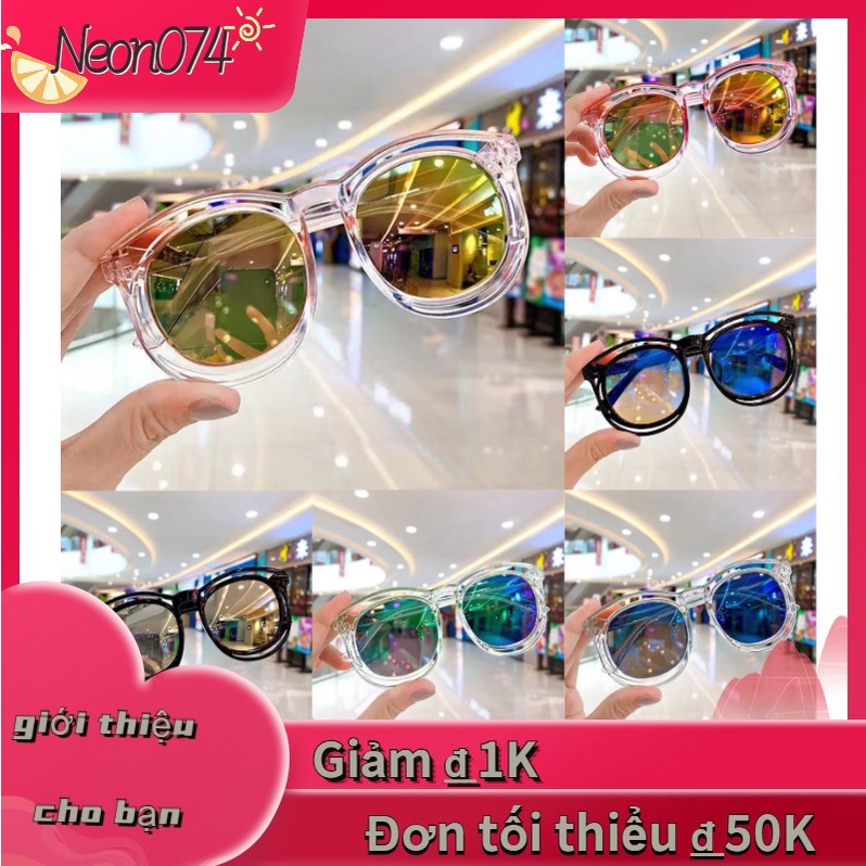 FREE SHIPKính Mát Phân Cực Chống Tia UV Kiểu Dáng Dễ Thương Dành Cho Trẻ Em Neon074