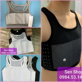 ÁO NỊT NGỰC TOMNOY LƯỚI - ÁO NỊT NGỰC TOMBOY SB TRANS LOẠI NGẮN