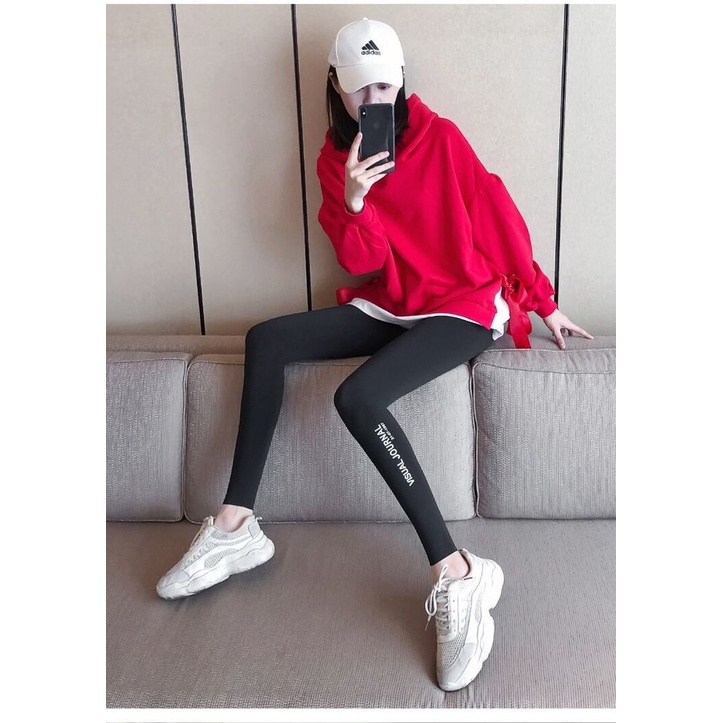 Quần Legging Lưng Cao Thiết Kế Mới Năng Động Thời Trang Mùa Xuân Dành Cho Nữ