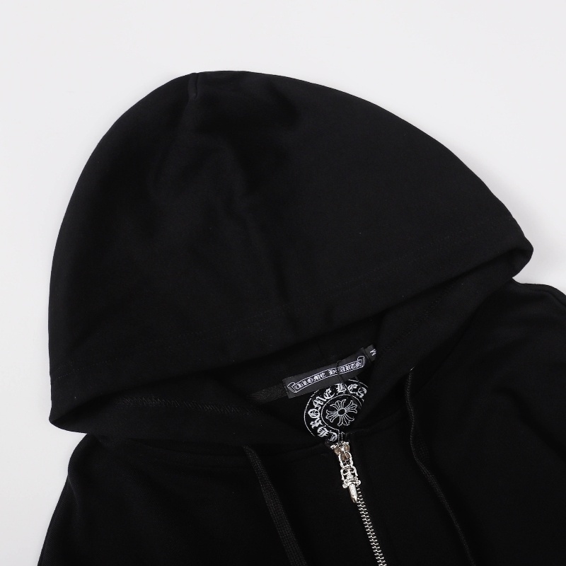 Áo Khoác Cotton Tay Dài Có Khóa Kéo Dáng Rộng Thời Trang Cho Cặp Đôi