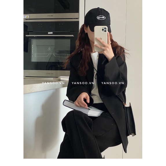 Áo khoác blazer túi nắp hai lớp xịn , áo vest basic hàng cao cấp by YANSOO