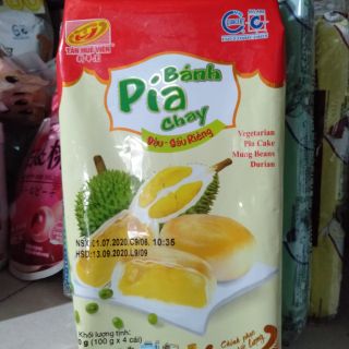 BÁNH PÍA CHAY ĐẬU- SẦU RIÊNG TÂN HUÊ VIÊN [400G]