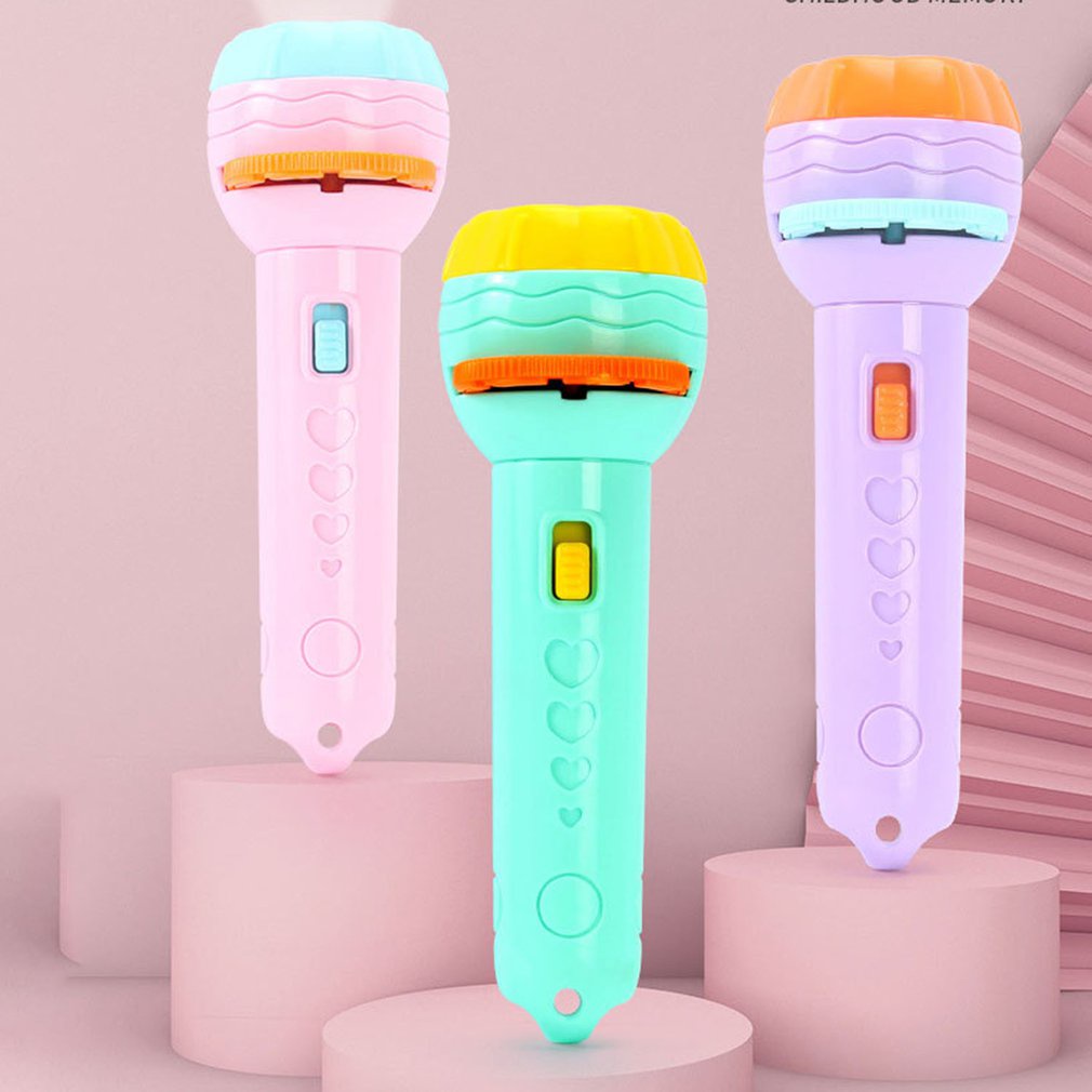 Đồ Chơi Đèn Pin Chiếu 24 Họa Tiết Cho Trẻ Em đáng yêu cho bé khám phá