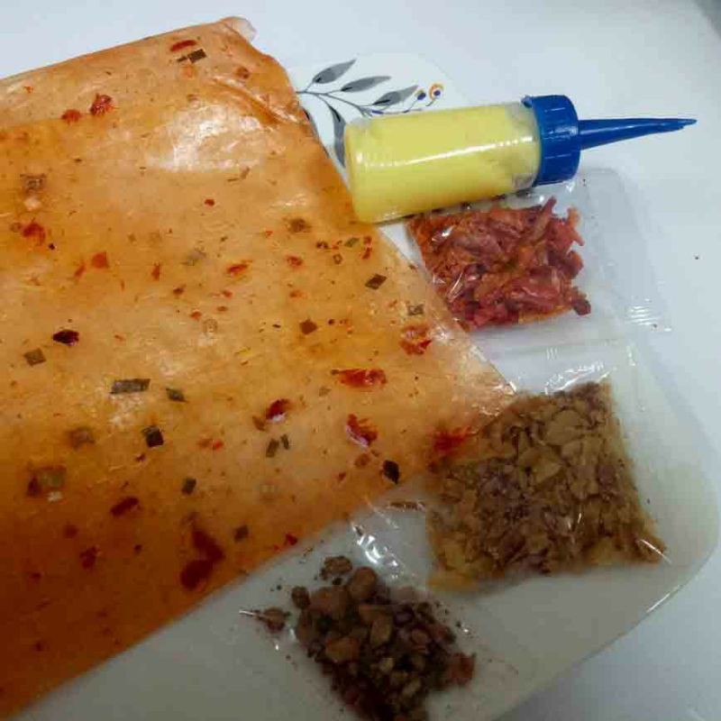 Bơ vàng / bơ trắng dùng cuộn bánh tráng ăn