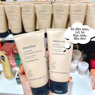 Sữa Rửa Mặt INNISFREE tro núi lửa, kiểm soát nhờn 150ml