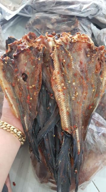 Khô cá ngát nhà làm - dày thịt, dai béo 500g