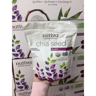 Hạt Chia Mỹ Nutifood Nutiva Organic 1,36 kg
