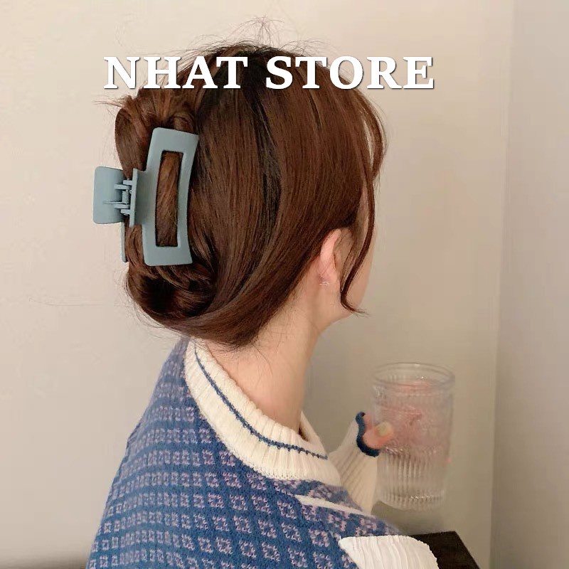 Kẹp tóc càng cua Hàn Quốc, Kẹp tóc cỡ lớn cho nữ Nhat store