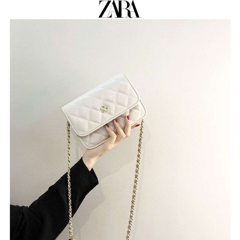 Túi Đeo Vai Hình Vuông Cỡ Nhỏ Phối Dây Xích Thời Trang Mùa Hè Sang Trọng Cho Nữ