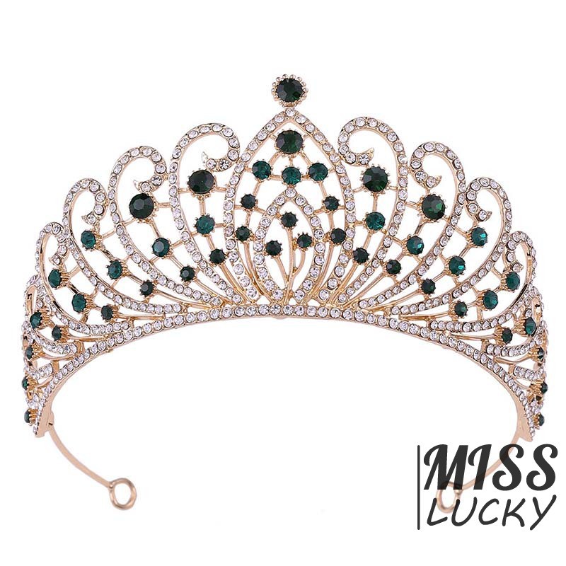 ❤HHN-VN 2019New High Grade Baroque Crown Tiara Europe and the United States Beam Luxury Handmade Rhi | BigBuy360 - bigbuy360.vn