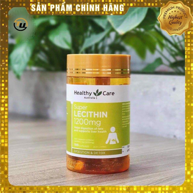 Mầm Đậu Nành Healthy Care Super Lecithin 1200mg 100 Viên