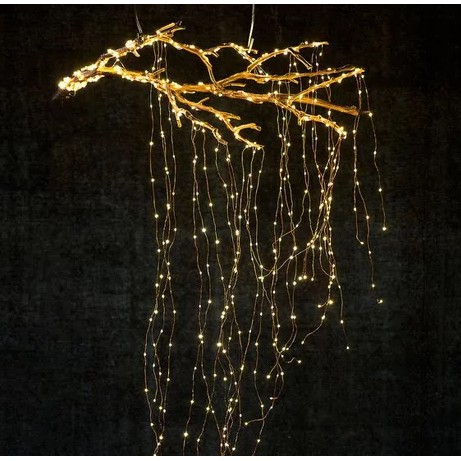 Dây Đèn Led Đom Đóm Fairy Lights 2m 20 bóng vàng , trắng trang trí phối cảnh