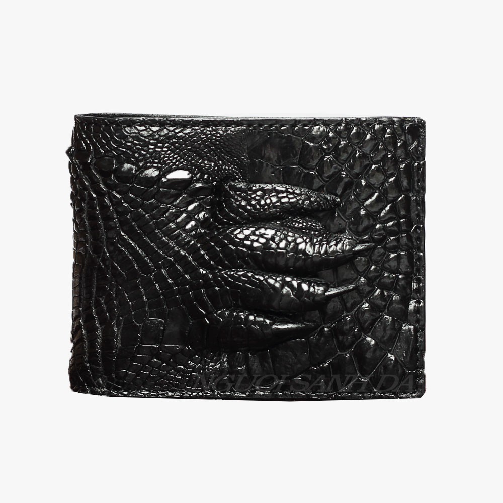 Ví bàn tay da cá sấu thật 100% Người Sành Da-kèm hộp đựng sang trọng bảo hành 6M