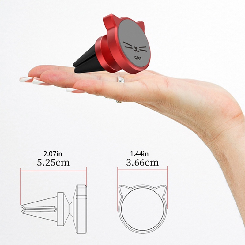 Giá đỡ điện thoại hình chú mèo may mắn xoay 360 độ bằng hợp kim nhôm