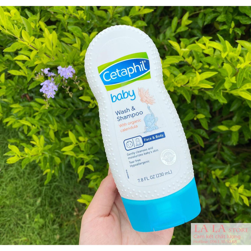 Sữa Tắm Gội Cetaphil Baby Wash Tinh Chất Hoa Cúc 230ml - 400ml