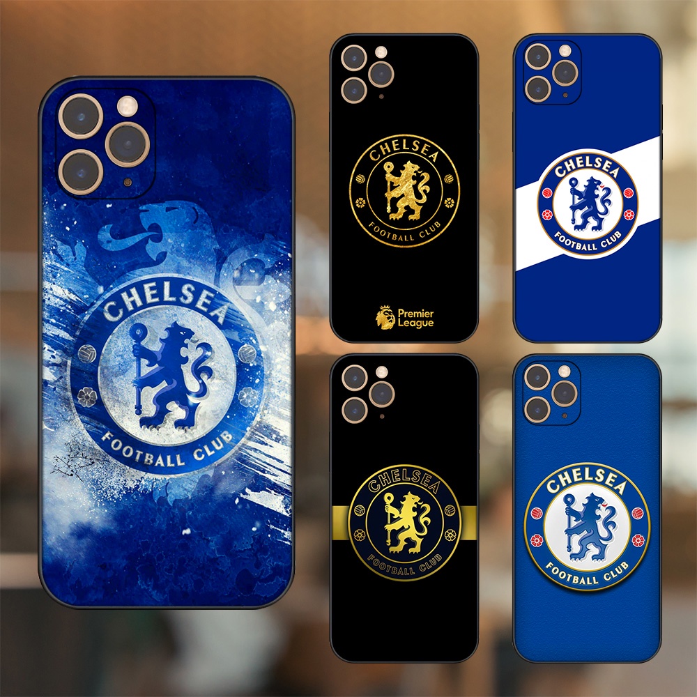 Ốp lưng iPhone 11 Pro dẻo đen cạnh vuông in hình Chelsea FC