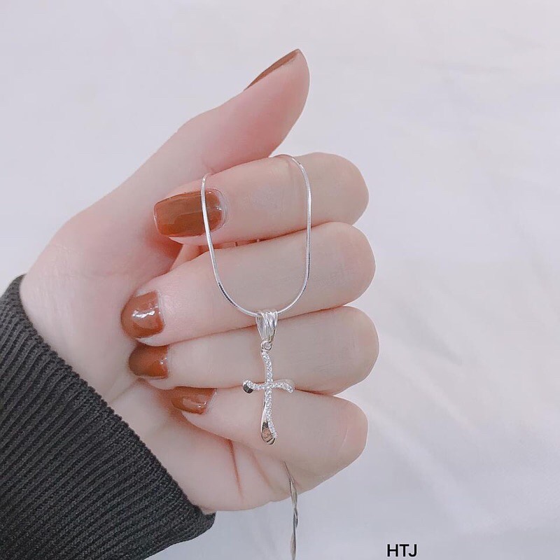 DÂY CHUYỀN MẶT THÁNH GIÁ BẠC Ý S925