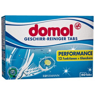 Viên rửa chén bát 12 in 1 cho máy rửa chén Domol 40 viên