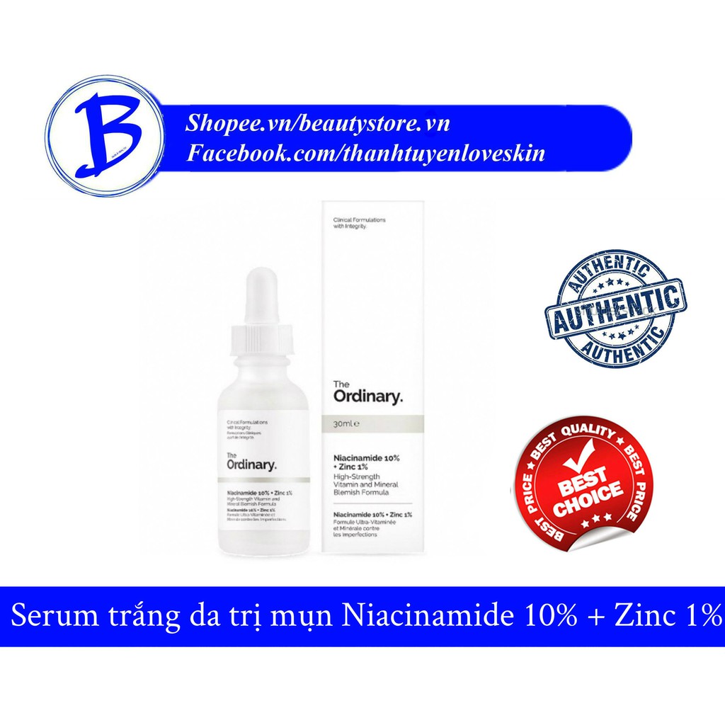 Serum Niacinamide 10% + Zinc 1% The Ordinary 30ml