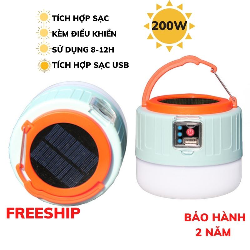 Đèn Năng Lượng Mặt Trời Kèm Sạc Điều Khiển Chống Nước Tiết Kiệm Điện, Đèn Trần Phú